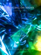 Dancing on Water Concert Band sheet music cover